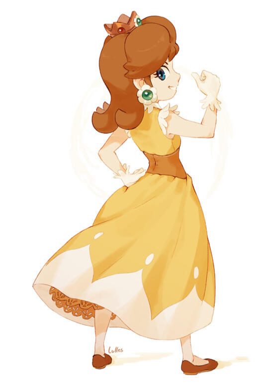 Redesign of princess Daisy from the Mario series